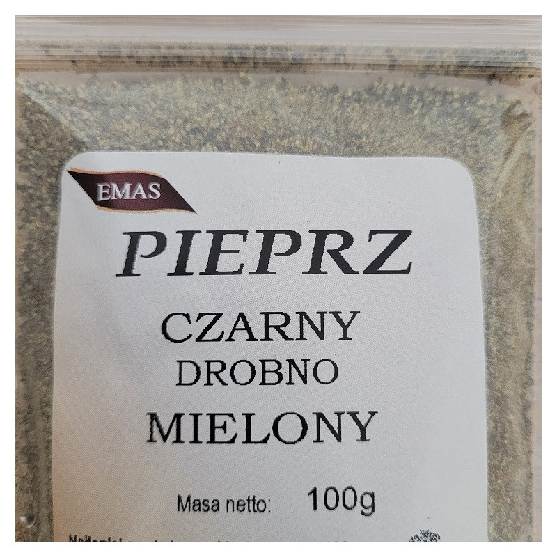 PIEPRZ CZARNY MIELONY 100G