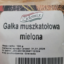 GAŁKA MUSZKATOŁOWA MIELONA 100G