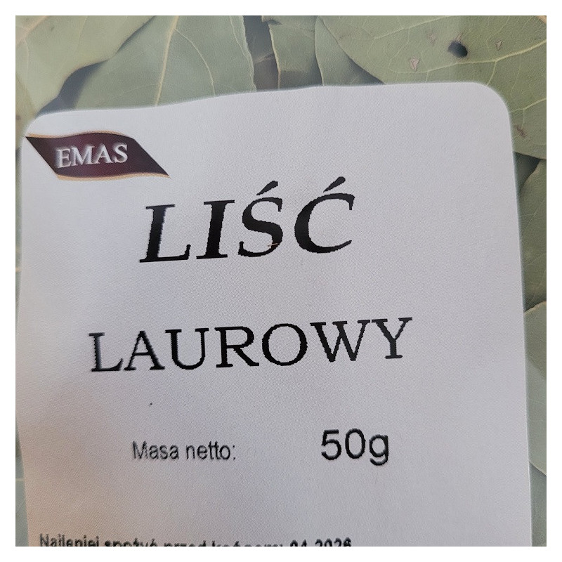 LIŚĆ LAUROWY 50G