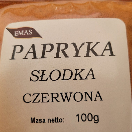 PAPRYKA CZERWONA MIELONA SŁODKA 100G