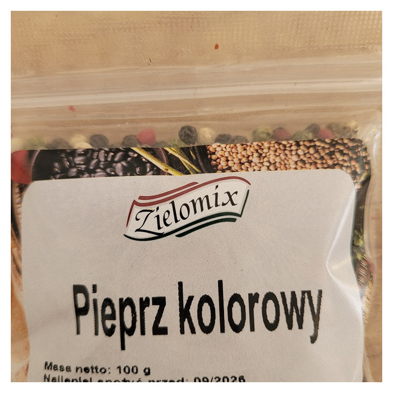 PIEPRZ KOLOROWY CAŁY 100G