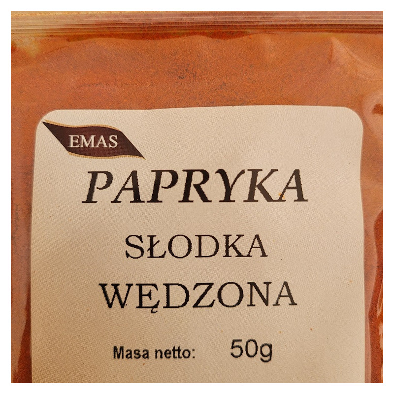 PAPRYKA MIELONA SŁODKA WĘDZONA 50G