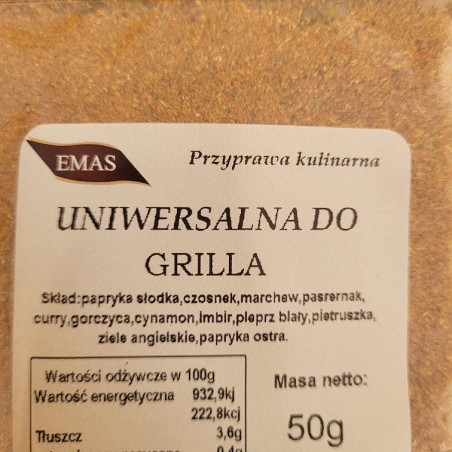 UNIWERSALNA DO GRILLA 50G