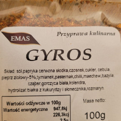 PRZYPRAWA DO GYROSA 100G