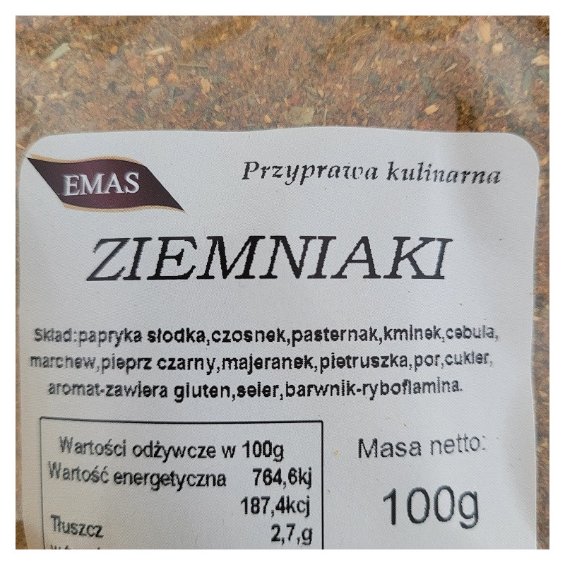 DO ZIEMNIAKÓW / FRYTEK 100G