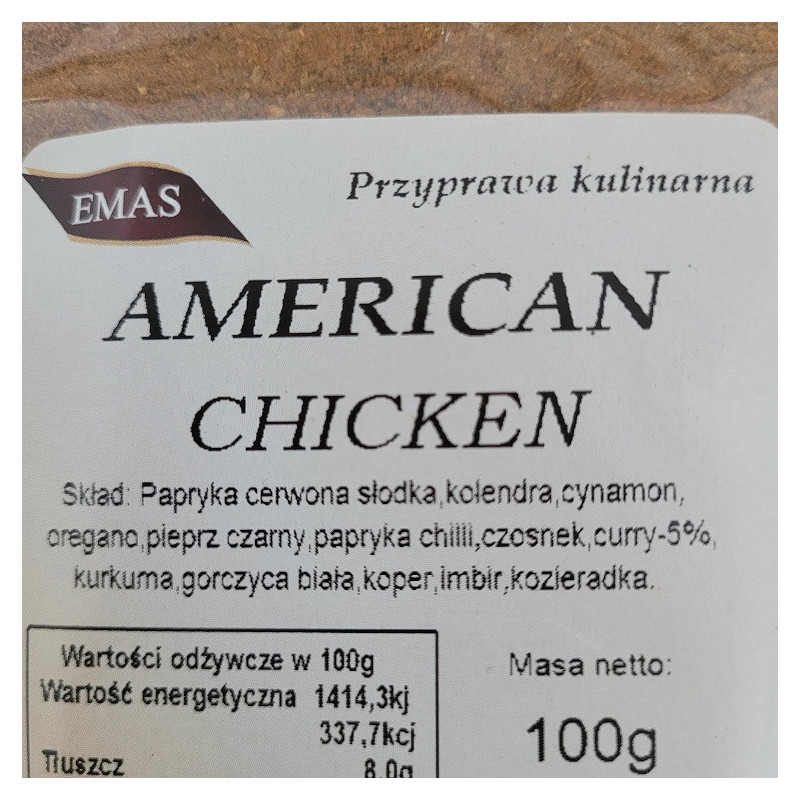 AMERICAN CHICKEN 100G