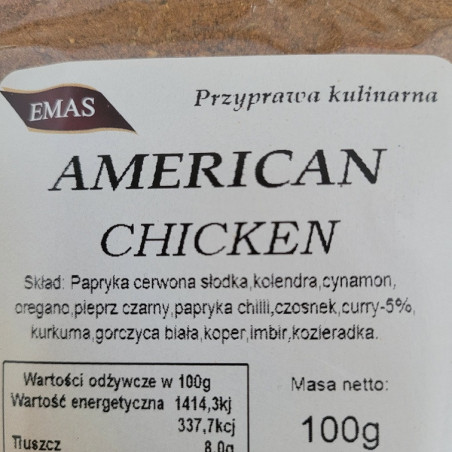 AMERICAN CHICKEN 100G