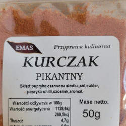 DO KURCZAKA ZŁOCISTA PIKANTNA 50G