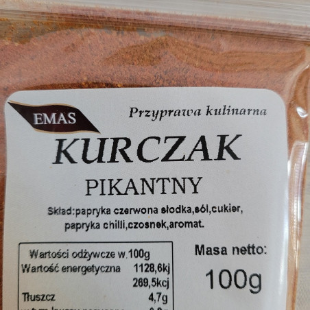 DO KURCZAKA ZŁOCISTA PIKANTNA 100 G