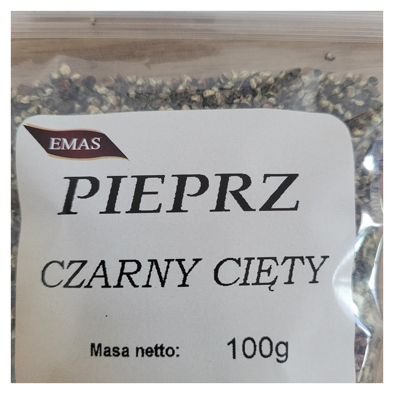 PIEPRZ CZARNY CIĘTY 100G