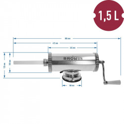 NADZIEWARKA POZIOMA 1,5KG