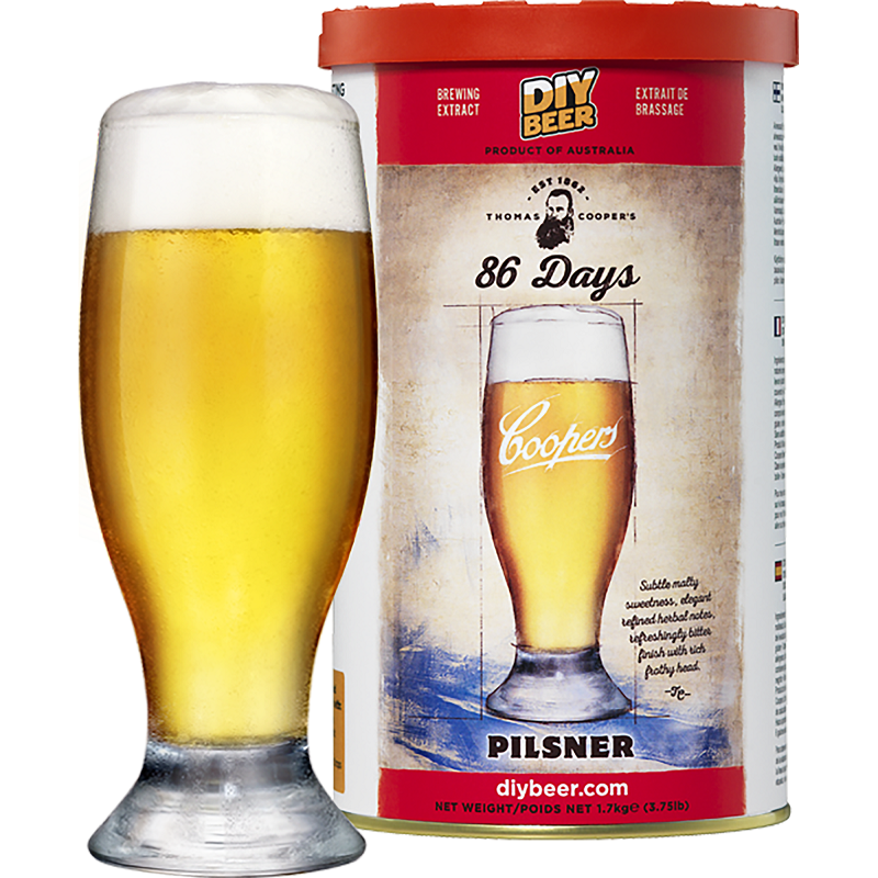 BREWKIT COOPERS 86 DAYS PILSNER