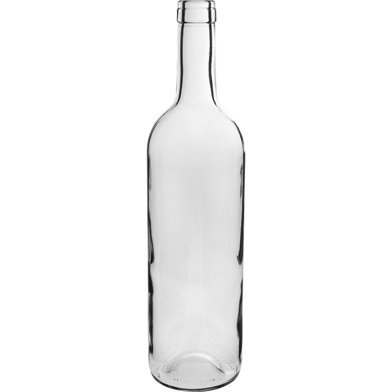 BUTELKA NA WINO 750ML BIAŁA